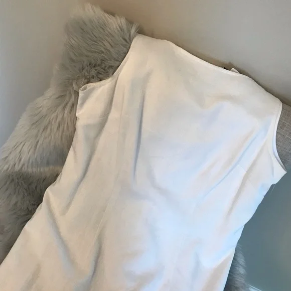 LORI M COLLECTION | Elegant White Linen Maxi Dress Size 12 - Picture 16 of 16